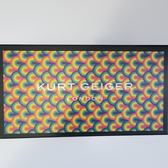 Kurt Geiger London Wine glass holder crossbody  NWT. Quilted  leather. Black - Picture 5 of 9